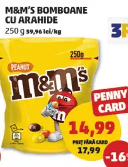 Penny M&m's bomboane cu arahide Ofertă