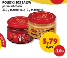 Penny ROLESKI SOS SALSA paprika/brânză, Ofertă