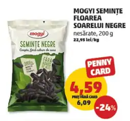Penny Mogyi seminţe floarea soarelui negre nesǎrate Ofertă
