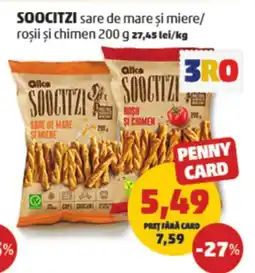 Penny SOOCITZI sare de mare și miere/ roşii şi chimen Ofertă