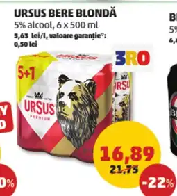 Penny URSUS BERE BLONDĂ 5% alcool Ofertă