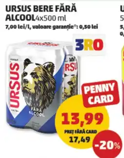 Penny Ursus bere fără alcool Ofertă