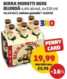 Penny Birra moretti bere blondă Ofertă
