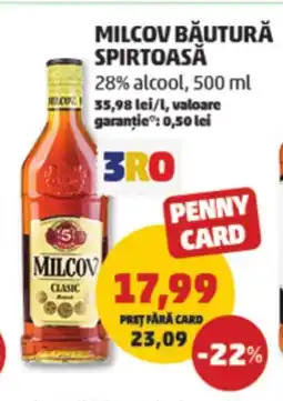 Penny Milcov băutură spirtoasă Ofertă