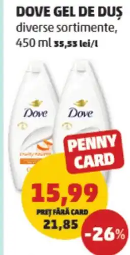 Penny Dove gel de duş Ofertă