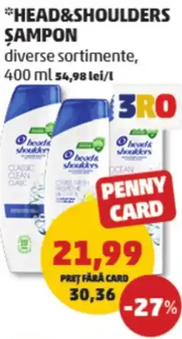 Penny Head&shoulders şampon Ofertă