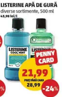 Penny Listerine apă de gură Ofertă