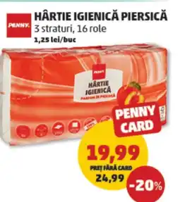 Penny Hârtie igienică piersică Ofertă