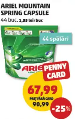 Penny Ariel mountain spring capsule Ofertă