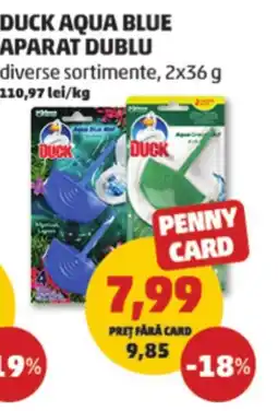 Penny Duck aqua blue aparat dublu Ofertă