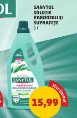 Penny Sanytol soluţie pardoseli şi suprafețe Ofertă