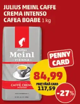 Penny Julius meinl caffe crema intenso cafea boabe Ofertă