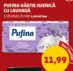 Penny Pufina hârtie igienică cu lavandă Ofertă
