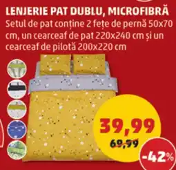 Penny Lenjerie pat dublu, microfibră Ofertă