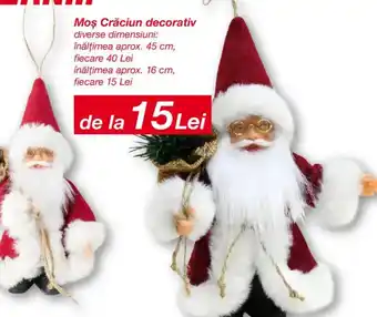 Kik Moş Crăciun decorativ Ofertă