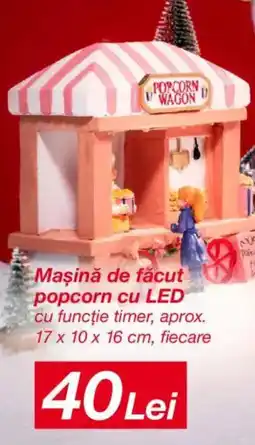 Kik Maşină de făcut popcorn cu LED Ofertă