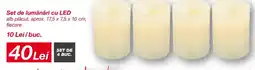 Kik Set de lumânări cu LED Ofertă