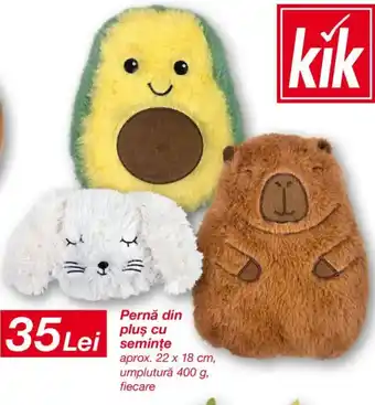 Kik Pernă din plus cu seminte Ofertă