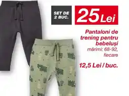 Kik Pantaloni de trening pentru bebeluşi Ofertă