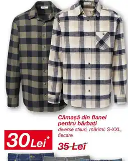 Kik Cămașă din flanel pentru bărbați Ofertă