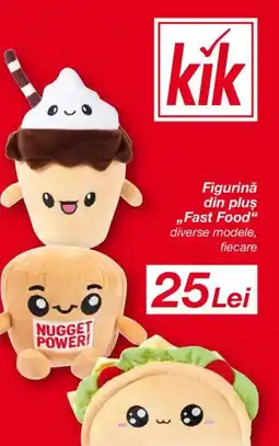 Kik Figurinǎ din plus „Fast Food" Ofertă