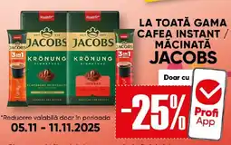 PROFI LA TOATĂ GAMA, CAFEA INSTANT MĂCINATĂ JACOBS Ofertă