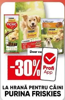 PROFI LA HRANĂ PENTRU CÂINI PURINA FRISKIES Ofertă