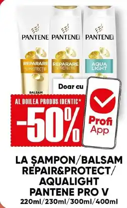 PROFI La şampon/balsam repair&protect/ aqualight pantene pro v Ofertă