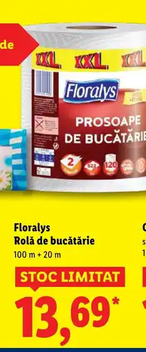 Lidl Floralys Rolă de bucătărie Ofertă
