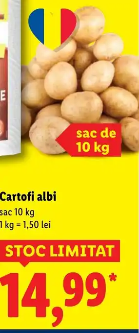 Lidl Cartofi albi Ofertă