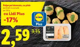 Lidl Pulpe pui dezosate, cu piele Ofertă