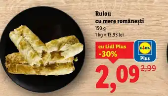 Lidl Rulou cu mere româneşti Ofertă