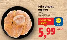 Lidl Pâine pe vatră, împletită Ofertă