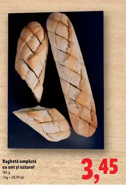 Lidl Baghetă umplutǎ cu unt şi usturoi Ofertă