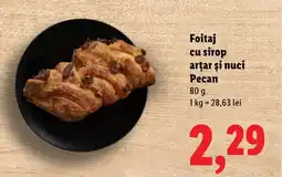 Lidl Foitaj cu sirop artar şi nuci Pecan Ofertă