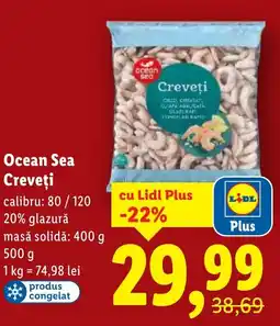 Lidl Ocean Sea Creveţi Ofertă