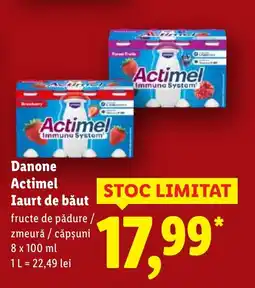 Lidl Danone Actimel Iaurt de băut Ofertă