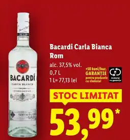 Lidl Bacardi Carla Bianca Rom Ofertă