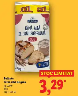 Lidl Belbake Făină albă de grâu Ofertă
