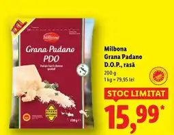Lidl Milbona Grana Padano D.O.P., rasǎ Ofertă