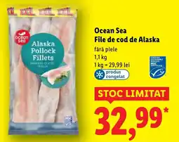 Lidl Ocean Sea File de cod de Alaska Ofertă