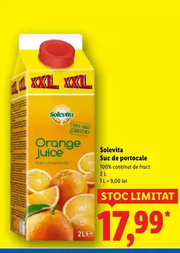 Lidl Solevita Suc de portocale Ofertă