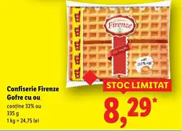Lidl Confiserie Firenze Gofre cu ou Ofertă