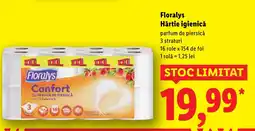 Lidl Floralys Hârtie igienică Ofertă