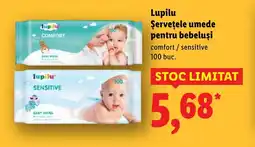 Lidl Lupilu Şerveţele umede pentru bebeluşi Ofertă