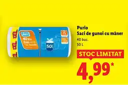 Lidl Purio Saci de gunoi cu mâner Ofertă