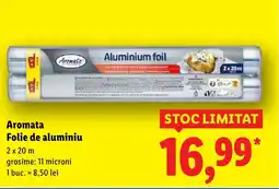 Lidl Aromata Folie de aluminiu Ofertă