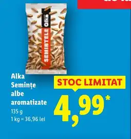 Lidl Alka Seminţe albe aromatizate Ofertă