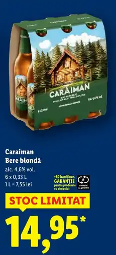 Lidl Caraiman Bere blondǎ Ofertă