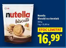 Lidl Nutella Biscuiți cu ciocolată Ofertă